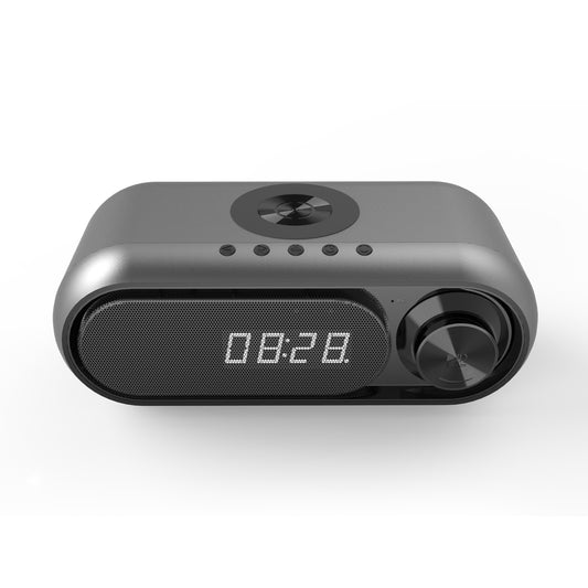 Wireless Charging Alarm Clock - side view