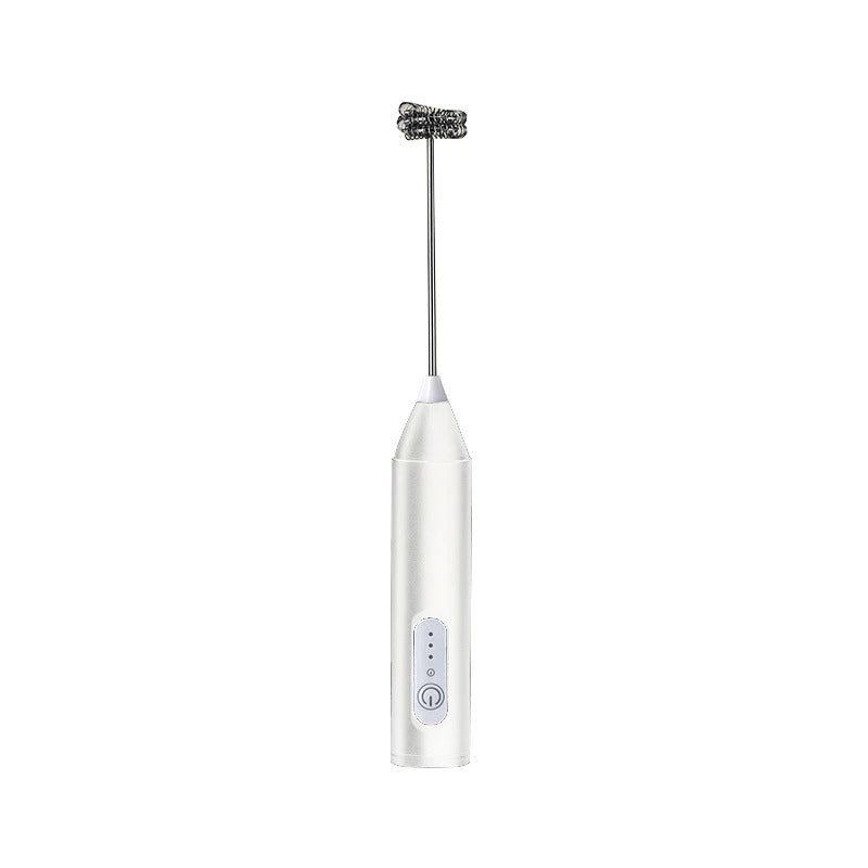Wireless Electric Milk Frother - side view