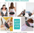 Shiatsu Back and Neck Massager, Back Massager Deep Tissue Kneading Neck and Shoulder Massage with Heat, Electric Massage Pillow Fathers Day Gift Ideas from Daughter Son(Not Cordless)