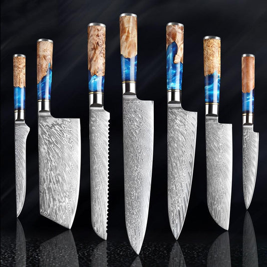 Premium Stainless Steel Chef's Knife Set - main product photo
