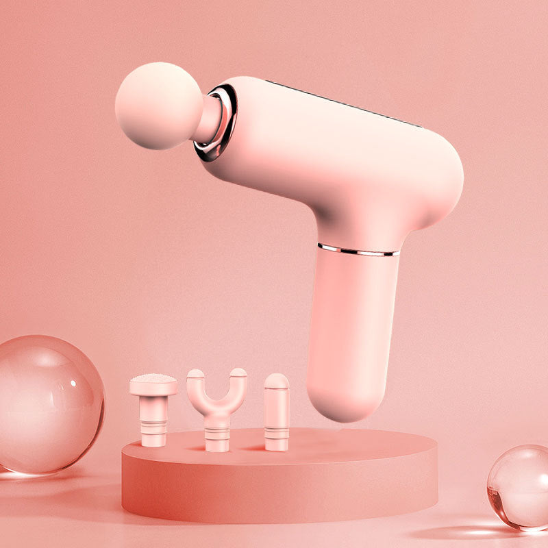 Mini Massage Gun - in-use lifestyle shot
