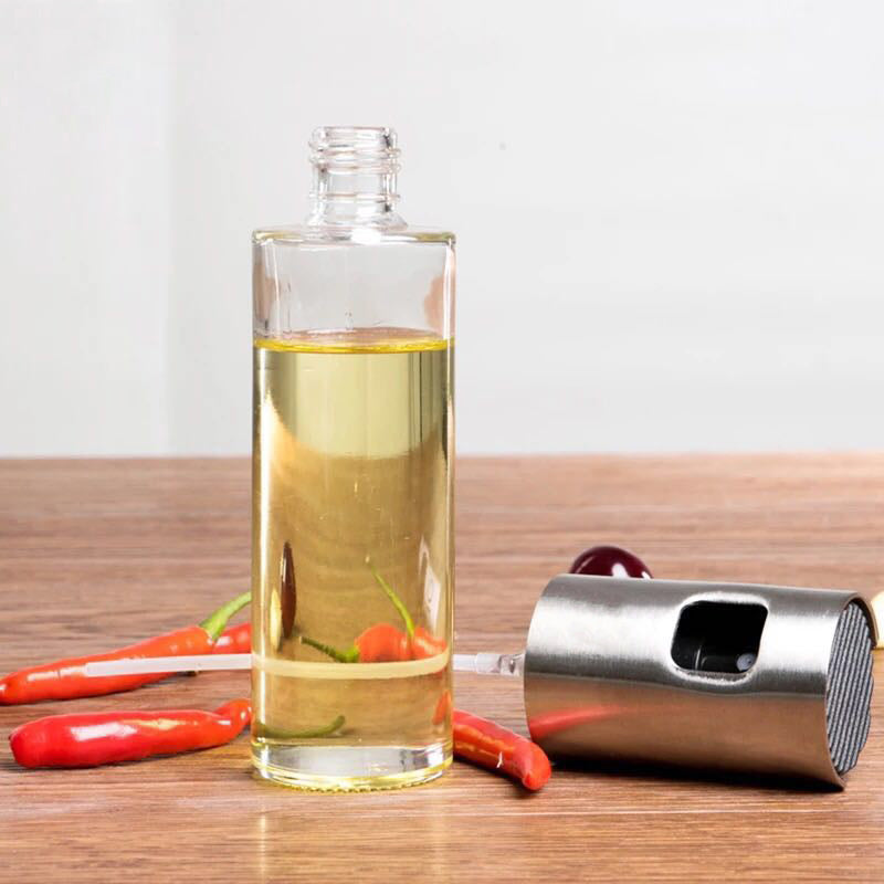 Glass Oil & Vinegar Spray Bottle - front view