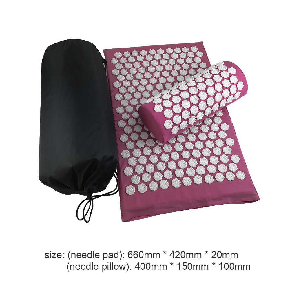 Acupressure Mat & Pillow Set - front view