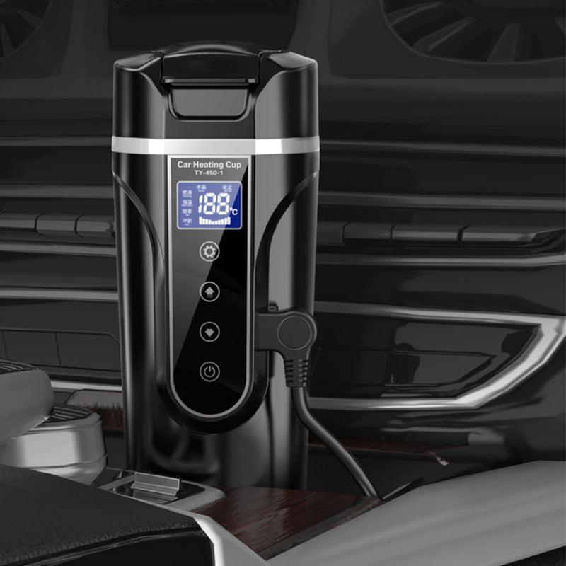 Smart Touch Insulated Car Water Bottle - side view