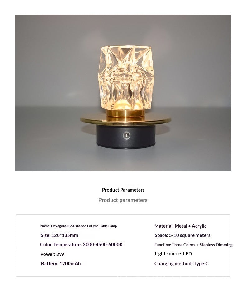 Wireless Charging Desk Lamp - front view