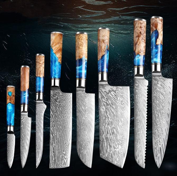 Premium Stainless Steel Chef's Knife Set - main product photo