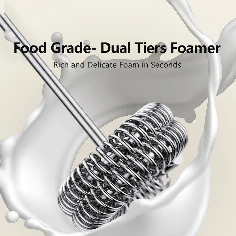 Wireless Electric Milk Frother - close-up detail