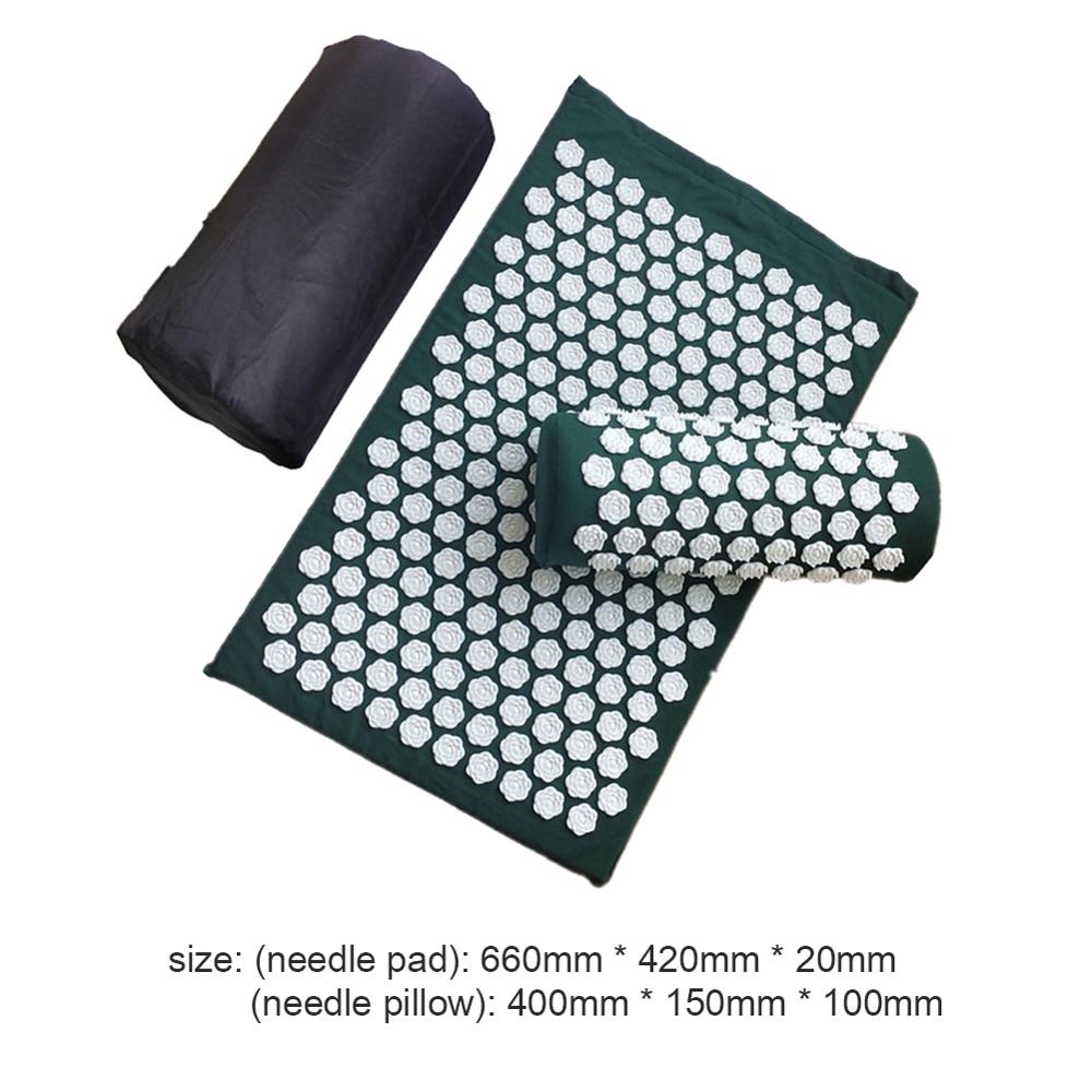 Acupressure Mat & Pillow Set - front view