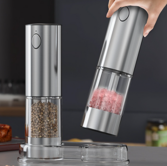 Rechargeable Electric Salt & Pepper Grinder Set - main product photo