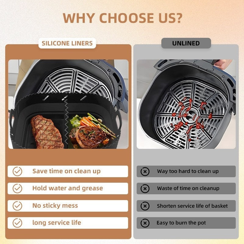 Reusable Air Fryer Liner - close-up detail