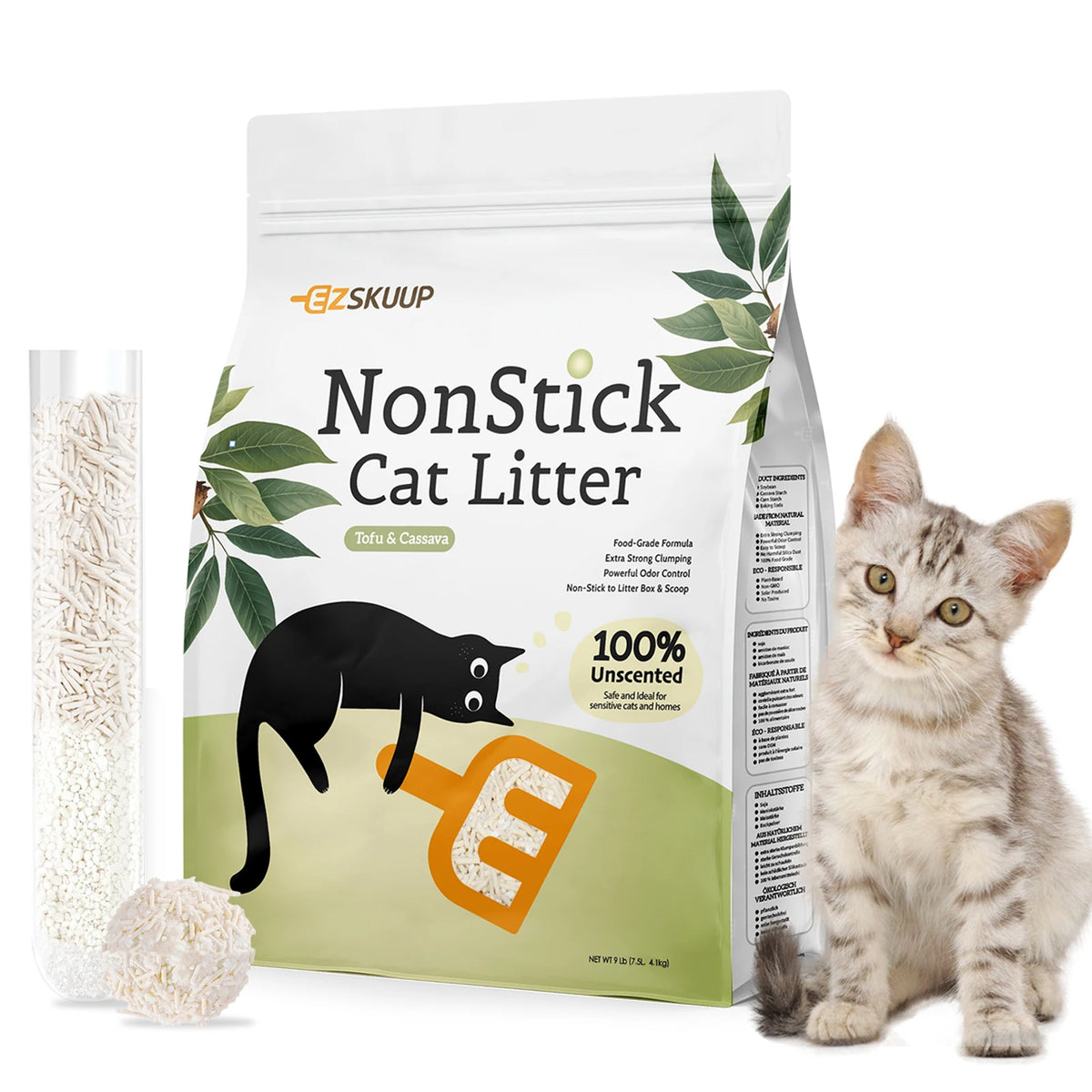 Plant-Based Odor-Control Cat Litter