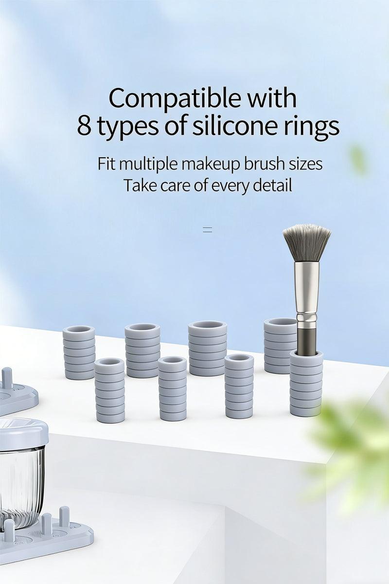 Automatic Electric Makeup Brush Cleaner - angle view