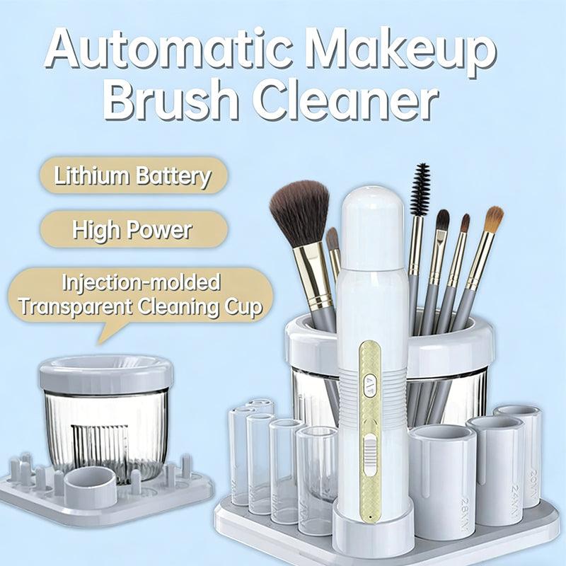 Automatic Electric Makeup Brush Cleaner - size and features view