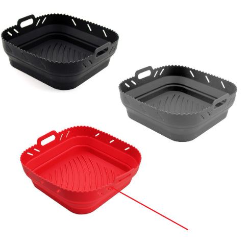 Reusable Air Fryer Liner - in-use lifestyle shot