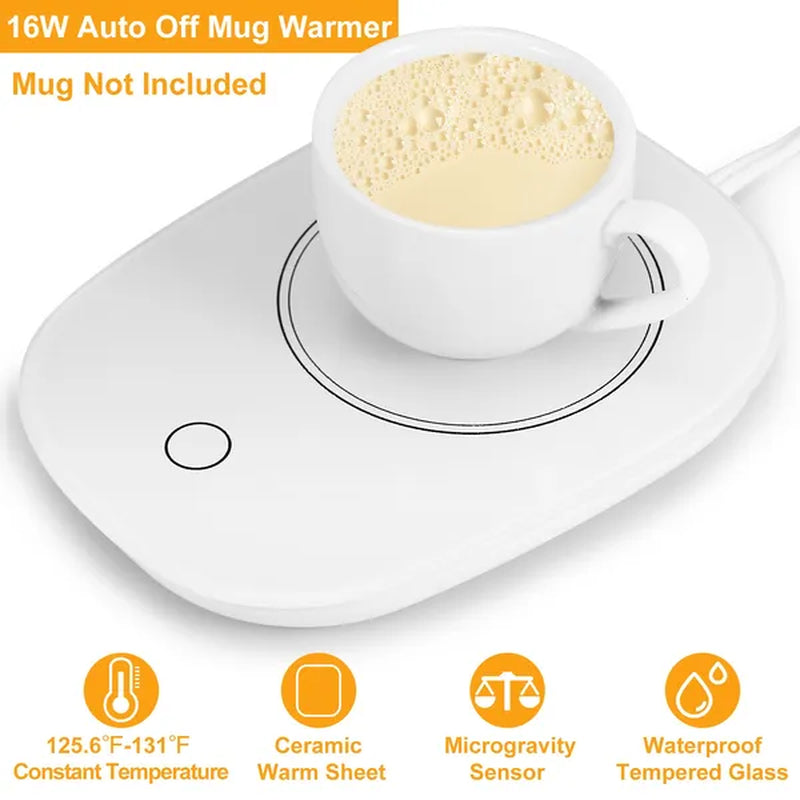 Coffee Mug Warmer Cup Warmer Auto Shut off Coffee Tea Milk Electric Heater Pad Office Home Desk Coffee Mug Warmer