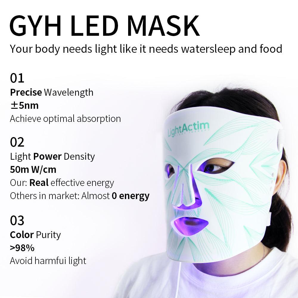 LED Light Therapy Facial Mask - side view