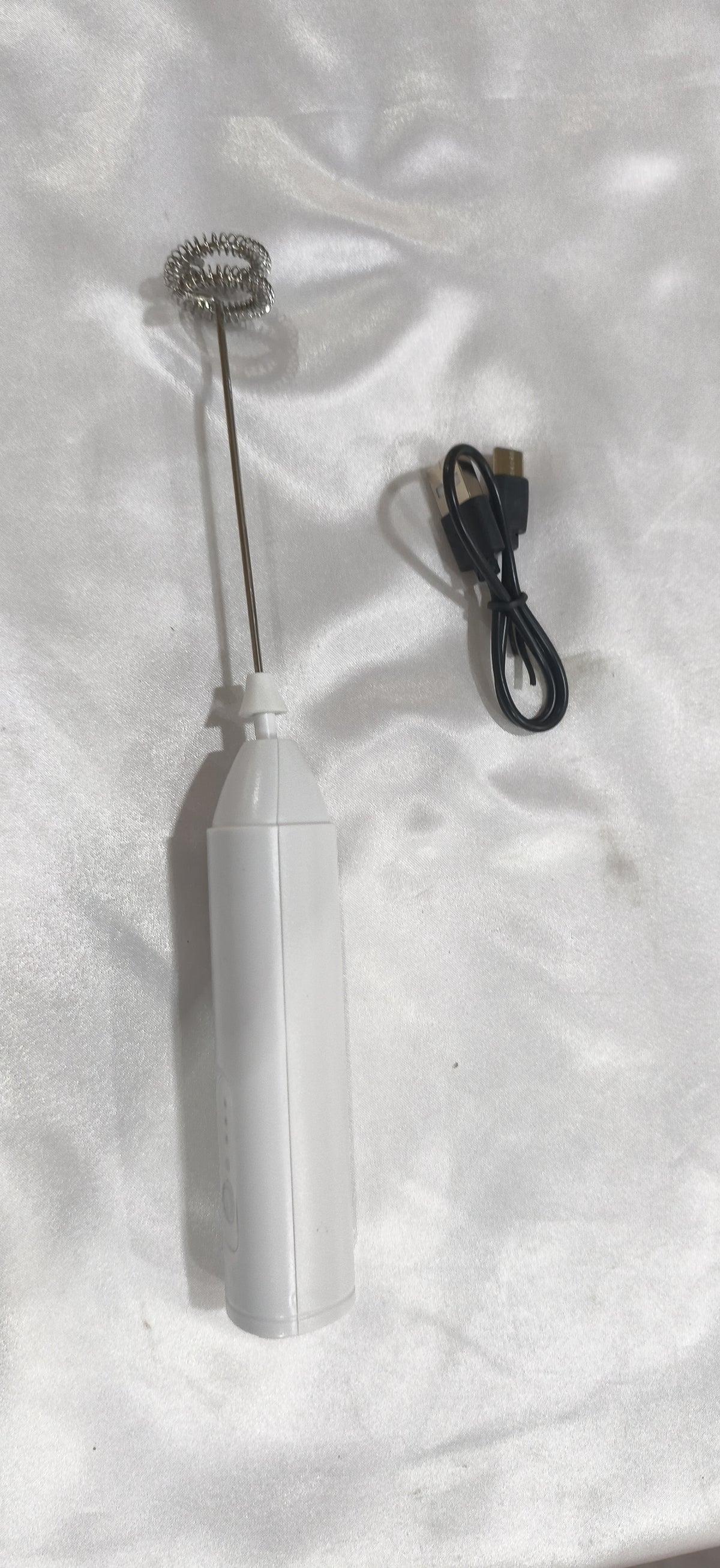Wireless Electric Milk Frother - front view