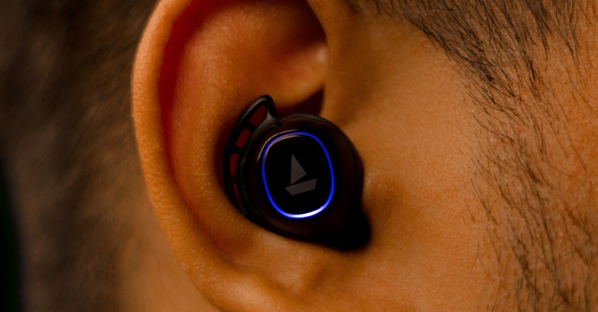 Wireless Bone Conduction Sport Earbuds - worn in ear