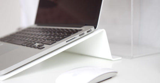 Adjustable Aluminum Laptop Stand - office setup
