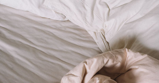 Cooling Gel Weighted Blanket - on bed