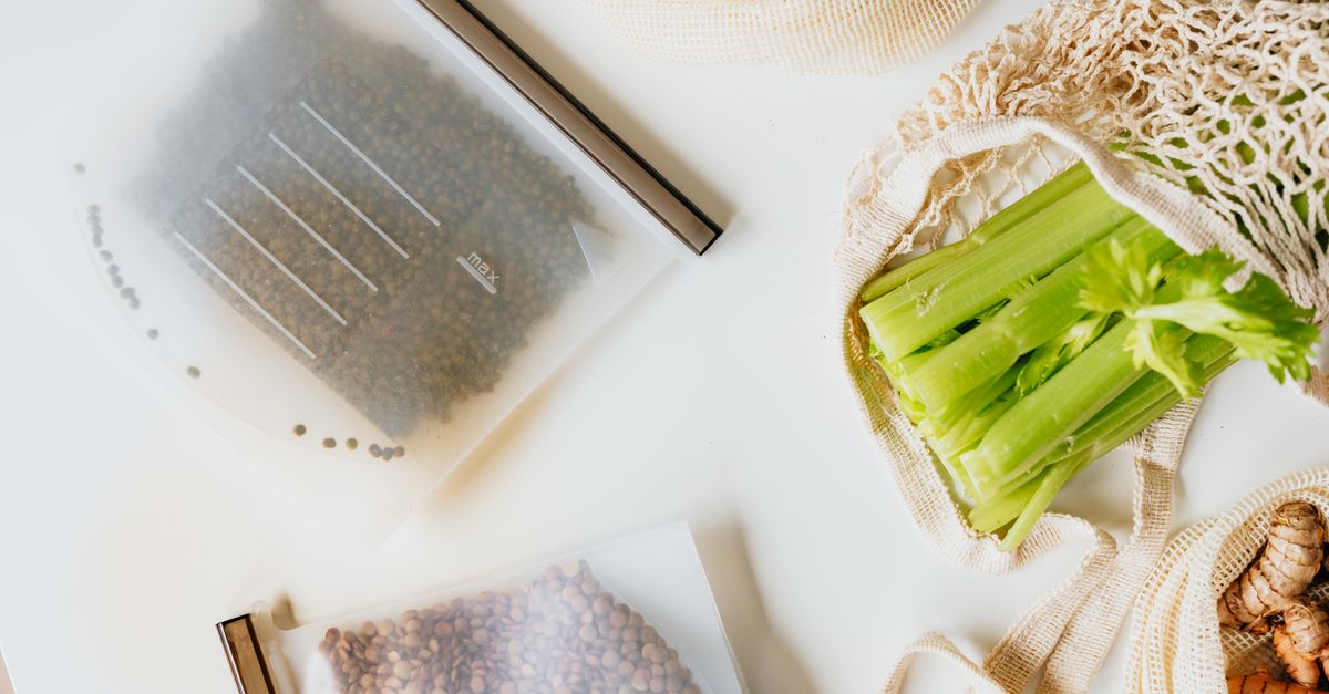 Reusable Silicone Food Storage Bags - set