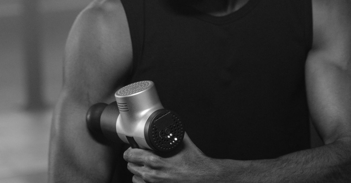 Percussion Mini Massage Gun - muscle recovery use