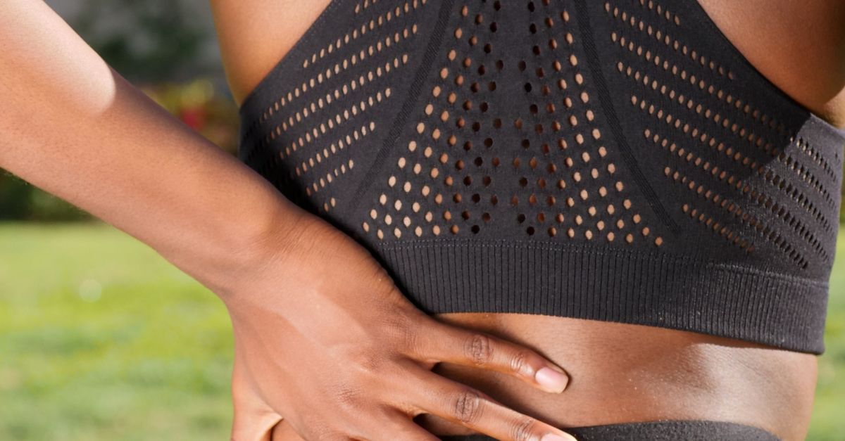 Adjustable Posture Corrector Brace - active use